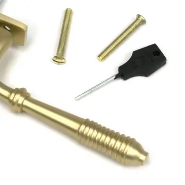 Click Here To Enlarge This Photo Of 52310 From The Anvil Satin Brass Reeded Espag - LH