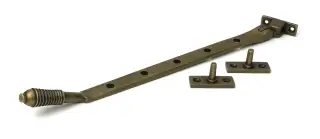 52331 From The Anvil Burnished Brass 12" Reeded Stay