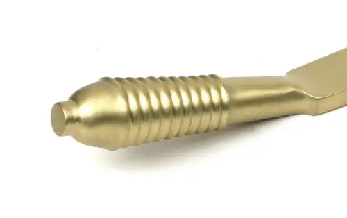 Click Here To Enlarge This Photo Of 52332 From The Anvil Satin Brass 8" Reeded Stay