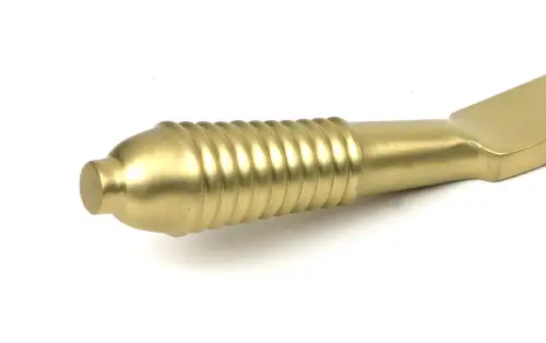 Click Here To Enlarge This Photo Of 52334 From The Anvil Satin Brass 12" Reeded Stay