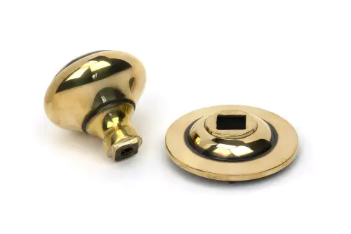 Click Here To Enlarge This Photo Of 52404 From The Anvil Aged Brass Round Centre Door Knob