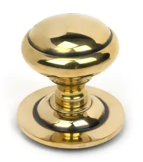 52404 From The Anvil Aged Brass Round Centre Door Knob