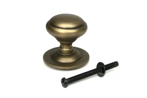 Click Here To Enlarge This Photo Of 52162 From The Anvil Burnished Brass Round Centre Door Knob