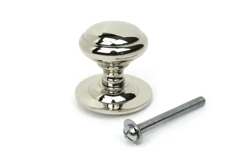 Click Here To Enlarge This Photo Of 52406 From The Anvil Polished Nickel Round Centre Door Knob