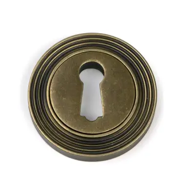 Click Here To Enlarge This Photo Of 52445 From The Anvil Burnished Brass Round Escutcheon &lpar;Beehive&rpar;