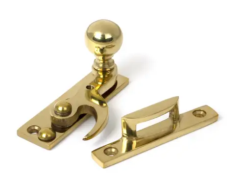 Click Here To Enlarge This Photo Of 52369 From The Anvil Polished Brass Sash Hook Fastener