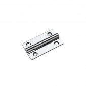 TDF100CP - Zoo Hardware Solid Drawn Brass Butt Hinges - 38 x 22 x 1&period;3mm Polished Chrome