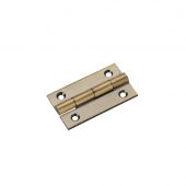TDF100FB - Zoo Hardware Solid Drawn Brass Butt Hinges - 38 x 22 x 1&period;3mm Florentine Bronze