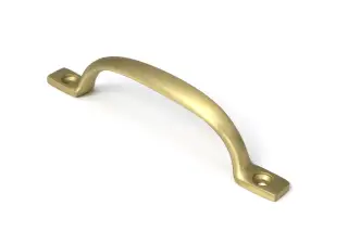 52385 From The Anvil Satin Brass Slim Sash Pull