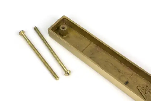 Click Here To Enlarge This Photo Of 52576 From The Anvil Satin Brass Slimline External Blank Plate