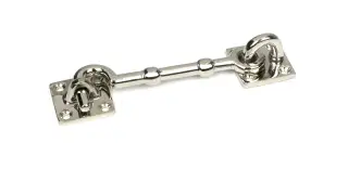 46313 From The Anvil Polished Nickel 4" Traditional Cabin Hook