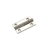 TDF100PN - Zoo Hardware Solid Drawn Brass Butt Hinges - 38 x 22 x 1&period;3mm Polished Nickel
