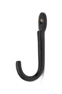 52227 From The Anvil Matt Black Traditional Coat Hook