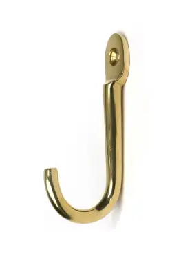 Click Here To Enlarge This Photo Of 52229 From The Anvil Polished Brass Traditional Coat Hook
