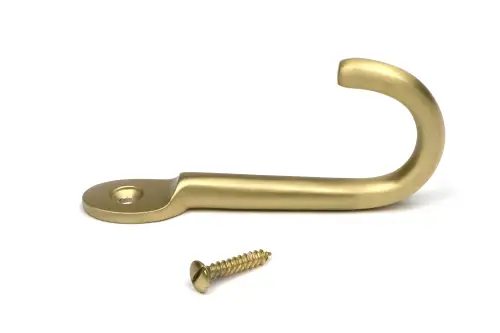 Click Here To Enlarge This Photo Of 52233 From The Anvil Satin Brass Traditional Coat Hook
