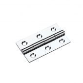 TDF105CP - Zoo Hardware Solid Drawn Brass Butt Hinges - 50 x 28 x 1&period;5mm Polished Chrome