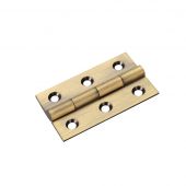 TDF105FB - Zoo Hardware Solid Drawn Brass Butt Hinges - 50 x 28 x 1&period;5mm Florentine Bronze