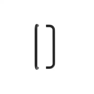 Click Here To Enlarge This Photo Of Eclipse 34547 300mm x 19mm D Shaped Pull Handle &lpar;M8 Brass Insert&rpar; - Matt Black