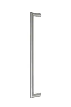 Click Here To Enlarge This Photo Of Eclipse 34676 425mm x 19mm Mitred Pull Handle &lpar;M8 Brass Insert&rpar; - Satin Stainless Steel