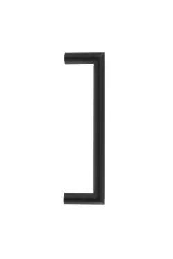 Click Here To Enlarge This Photo Of Eclipse 34677 225mm x 19mm Mitred Pull Handle &lpar;M8 Brass Insert&rpar; - Matt Black