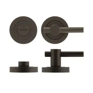 JV856DB Frelan Hardware Jedo Contemporary Plain Bar Turn & Release - Dark Bronze