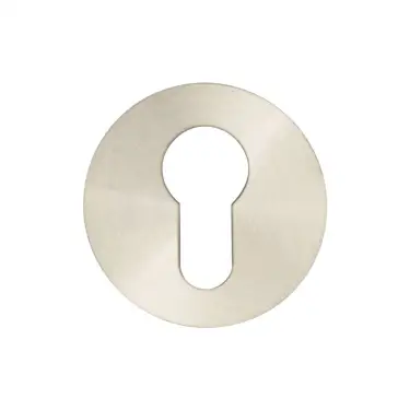 Click Here To Enlarge This Photo Of JSS18 Frelan Hardware Satin Stainless Steel &lpar;G304&rpar; Euro Profile Escutcheon 52x8mm