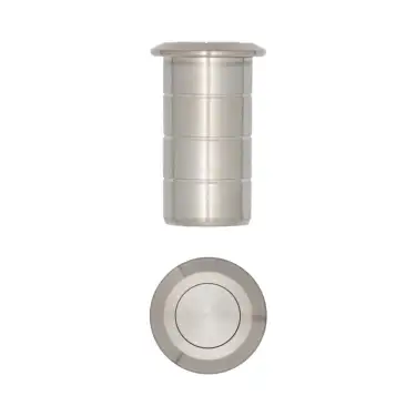 Click Here To Enlarge This Photo Of JSS5642 Frelan Hardware Stainless Steel Dust Proof Spring Floor Bolt Socket for Concrete 20x25mm Satin Stainless Steel