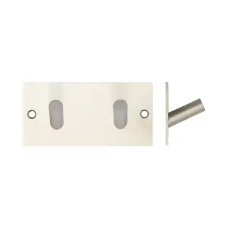 JSS901C Frelan Hardware Satin Stainless Steel Double Robe Hook 90x45mm