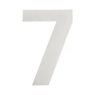 JNSS-7 Frelan Hardware Satin Stainless Steel 150mm Numeral No&period;7