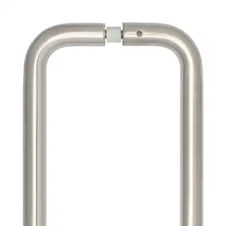 JSS120B Frelan Hardware Satin Stainless Steel &lpar;G304&rpar; 225mm x 19mm D Shape Pull Handles &lpar;Back to Back&rpar;