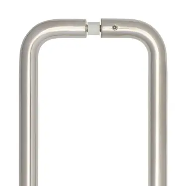 Click Here To Enlarge This Photo Of JSS120C Frelan Hardware Satin Stainless Steel &lpar;G304&rpar; 300mm x 19mm D Shape Pull Handles &lpar;Back to Back&rpar;