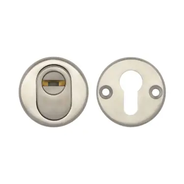 Click Here To Enlarge This Photo Of JSS23 Frelan Hardware Satin Stainless Steel &lpar;G304&rpar; Euro Profile Armoured Securtiy Escutcheon Set &lpar;cylinder not included&rpar;