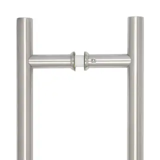 JSS223C Frelan Hardware Satin Stainless Steel &lpar;G304&rpar; 25mm Guardsman Pull Handles 750mm x 25mm x 650mm &lpar;Back to Back&rpar;