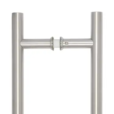 Click Here To Enlarge This Photo Of JSS223D Frelan Hardware Satin Stainless Steel &lpar;G304&rpar; 25mm Guardsman Pull Handles 1000mm x 25mm x 900mm &lpar;Back to Back&rpar;