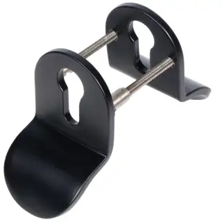 BLU Performance Contemporary Euro Cylinder Pull&comma; Back to back&comma; Up to 75mm Door Thickness&comma; 50 x 83 x 5mm&comma; Matt Black Lacquer &lpar;CP50-MBL&rpar;