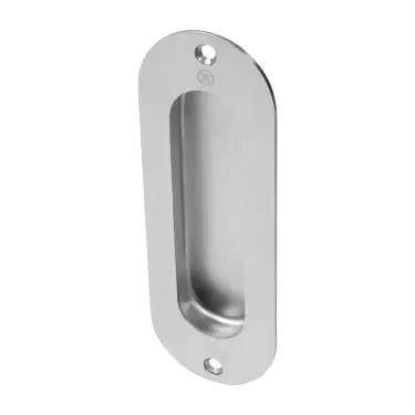Click Here To Enlarge This Photo Of BLU Performance Radiused End Flush Door Pull&comma; 40 x 120mm &lpar;Screw Fix&rpar; 316 Satin Stainless Steel &lpar;FP120-SSS&rpar;