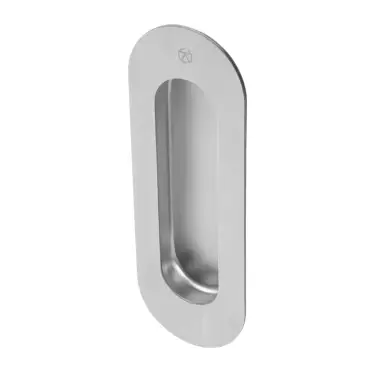 Click Here To Enlarge This Photo Of BLU Performance Radiused End Flush Door Pull&comma; 40 x 120mm &lpar;Glue Fix&rpar; 316 Satin Stainless Steel &lpar;FP150-SSS&rpar;