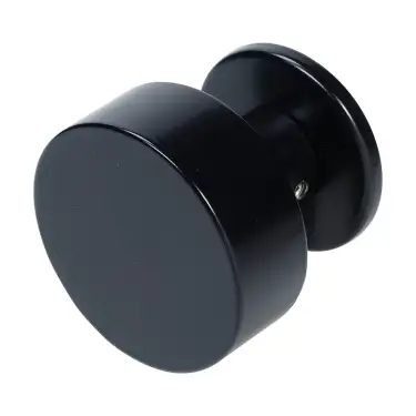 Click Here To Enlarge This Photo Of BLU Performance 63mm Diameter Secret Fix Centre Door Knob&comma; 316 Stainless Steel in a Matt Black Lacquer Finish &lpar;KM163-SF-MBL&rpar;