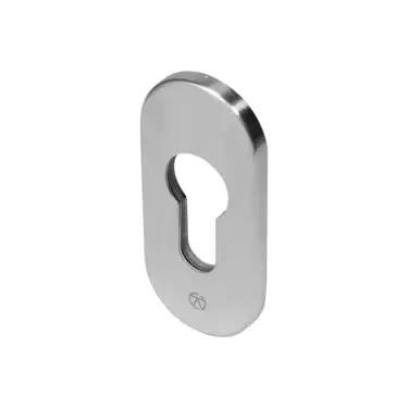 Click Here To Enlarge This Photo Of BLU Performance Slimline Oval Escutcheon 316 Satin Stainless Steel &lpar;KM945-SSS&rpar;