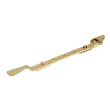 Click Here To Enlarge This Photo Of BLU Performance Regent 11" &lpar;280mm&rpar; Casement Window Stay&comma; 316 Stainless Steel in a PVD Satin Brass Finish &lpar;REG300-11-PSB&rpar;