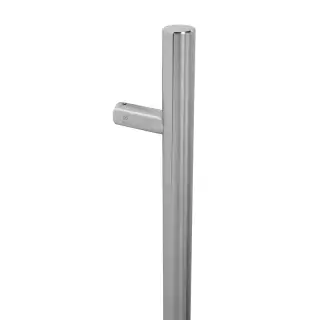 BLU Performance HAB2 Inline Round 'T' Bar Pull Handle &lpar;32mm Diameter&rpar; 316 Satin Stainless Steel
