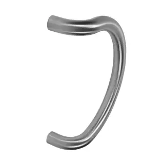 BLU Performance HAB20 'D' Style Commercial Pull Handle &lpar;32mm Diameter&rpar; 316 Satin Stainless Steel