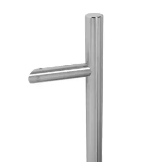 BLU Performance HAB6 Offset Round 'T' Bar Pull Handle &lpar;32mm Diameter&rpar; 316 Satin Stainless Steel