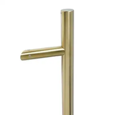 Click Here To Enlarge This Photo Of BLU Performance HAB6 Offset Round 'T' Bar Pull Handle &lpar;32mm Diameter&rpar; 316 Stainless in a PVD Satin Brass Finish
