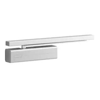 DC700A ASSA ABLOY Heavy Duty Cam-Motion Overhead Door Closer Adjustable Size 3-6 with Backcheck - Silver