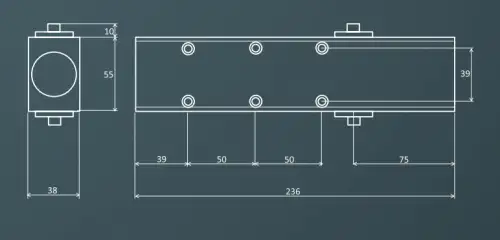 Click Here To Enlarge This Photo Of TS5&period;225BC&period;SSS BOSS Door Controls EN&period;2-5 Satin Stainless Steel Overhead Door Closer with Backcheck