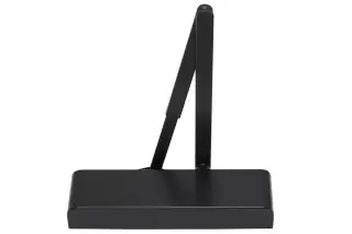 TS5&period;225BC&period;BLK BOSS Door Controls EN&period;2-5 Matt Black Overhead Door Closer with Backcheck