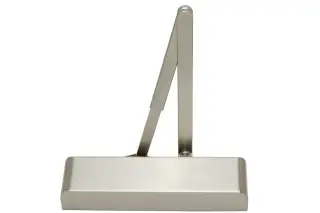 TS2&period;224&period;SSS BOSS Door Controls EN&period;2-4 Satin Stainless Steel Overhead Door Closer with Backcheck