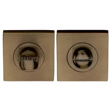 Click Here To Enlarge This Photo Of SC-SQ0195-AZ M&period;Marcus Sorrento Square Thumbturn & Emergency Release Antique Brass on Zinc finish