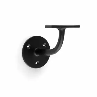 AW750BL - Alexander & Wilks Handrail Bracket &lpar;Heavy&rpar; 80mm projection - Black